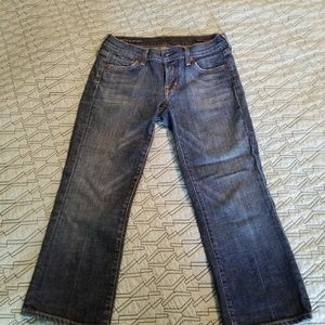 Citizens of Humanity low waist cropped denim